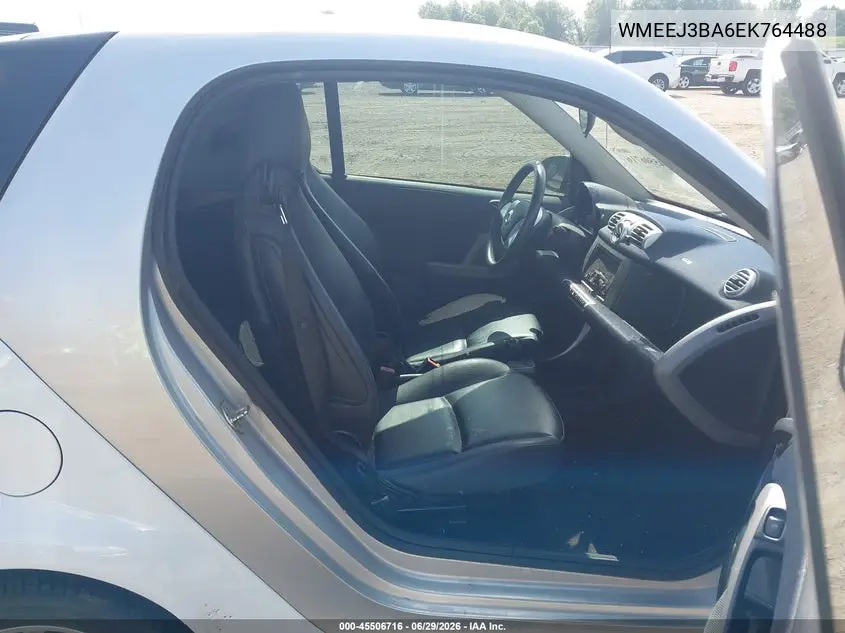 2014 Smart Fortwo Pure VIN: WMEEJ3BA6EK764488 Lot: 45506716