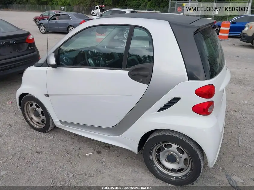 2015 Smart Fortwo Pure VIN: WMEEJ3BA7FK809083 Lot: 45275036
