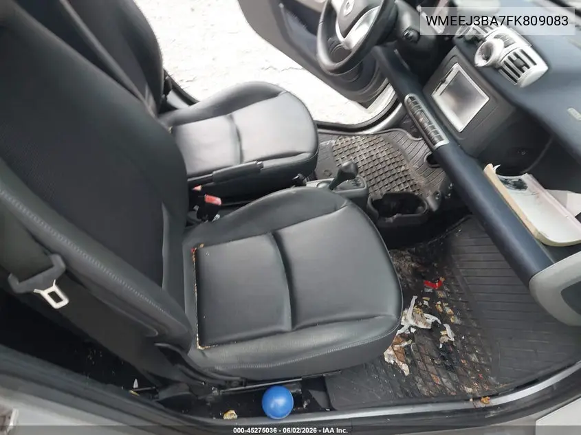 2015 Smart Fortwo Pure VIN: WMEEJ3BA7FK809083 Lot: 45275036