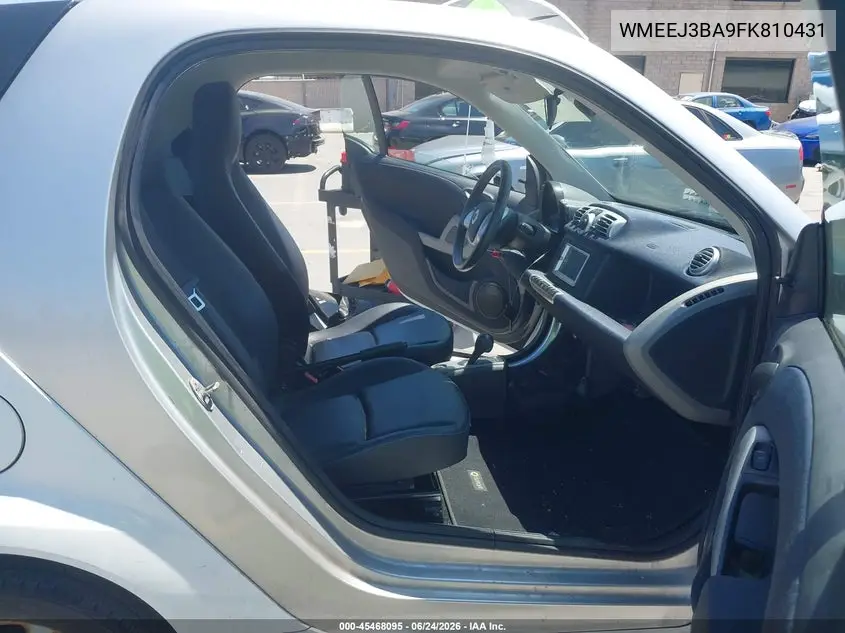 2015 Smart Fortwo Pure VIN: WMEEJ3BA9FK810431 Lot: 45468095