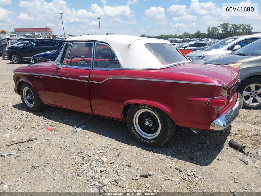 1960 Studebaker Lark Convertable VIN: 60V41680 Lot: 45363338