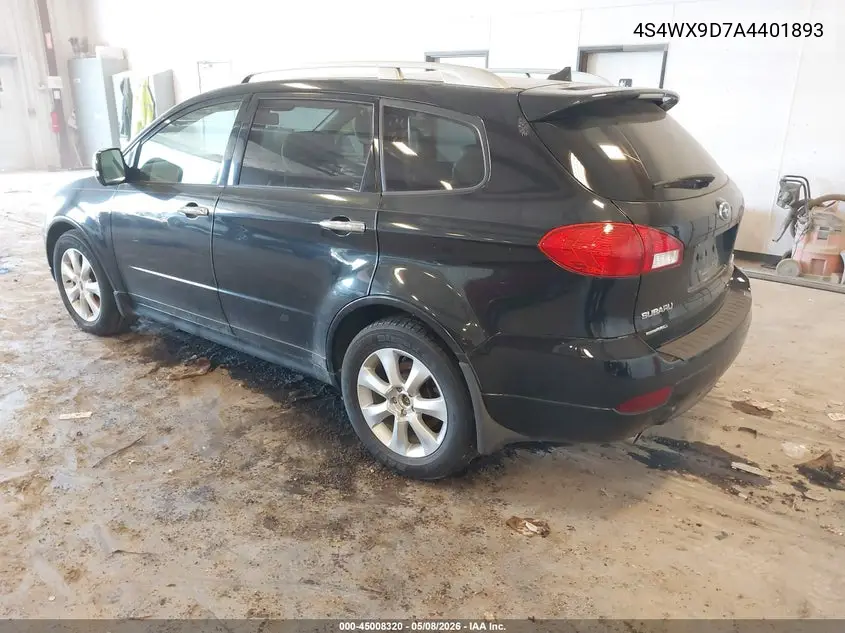 2010 Subaru Tribeca Limited/Touring VIN: 4S4WX9GD7A4401893 Lot: 45008320