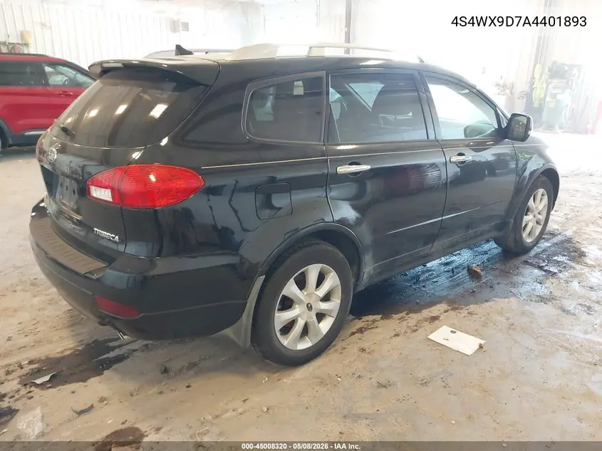 2010 Subaru Tribeca Limited/Touring VIN: 4S4WX9GD7A4401893 Lot: 45008320
