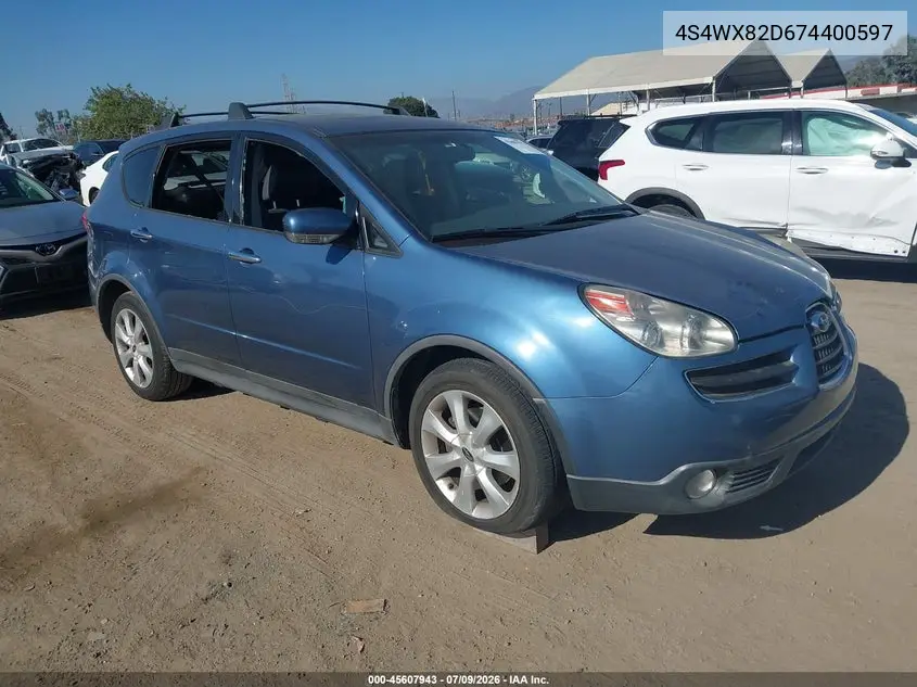 2007 Subaru B9 Tribeca Limited 5-Passenger VIN: 4S4WX82D674400597 Lot: 45607943