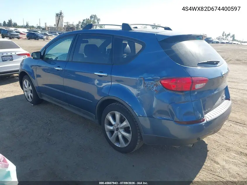 2007 Subaru B9 Tribeca Limited 5-Passenger VIN: 4S4WX82D674400597 Lot: 45607943