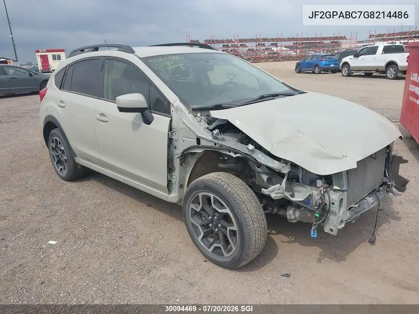 2016 Subaru Crosstrek Premium VIN: JF2GPABC7G8214486 Lot: 30094469