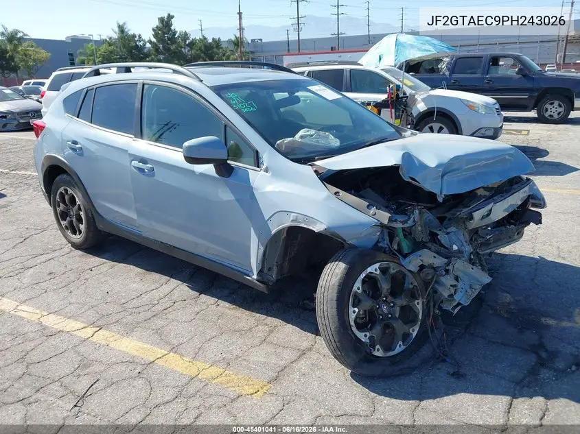 2023 Subaru Crosstrek Premium VIN: JF2GTAEC9PH243026 Lot: 45401041