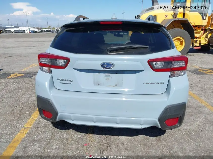 2023 Subaru Crosstrek Premium VIN: JF2GTAEC9PH243026 Lot: 45401041