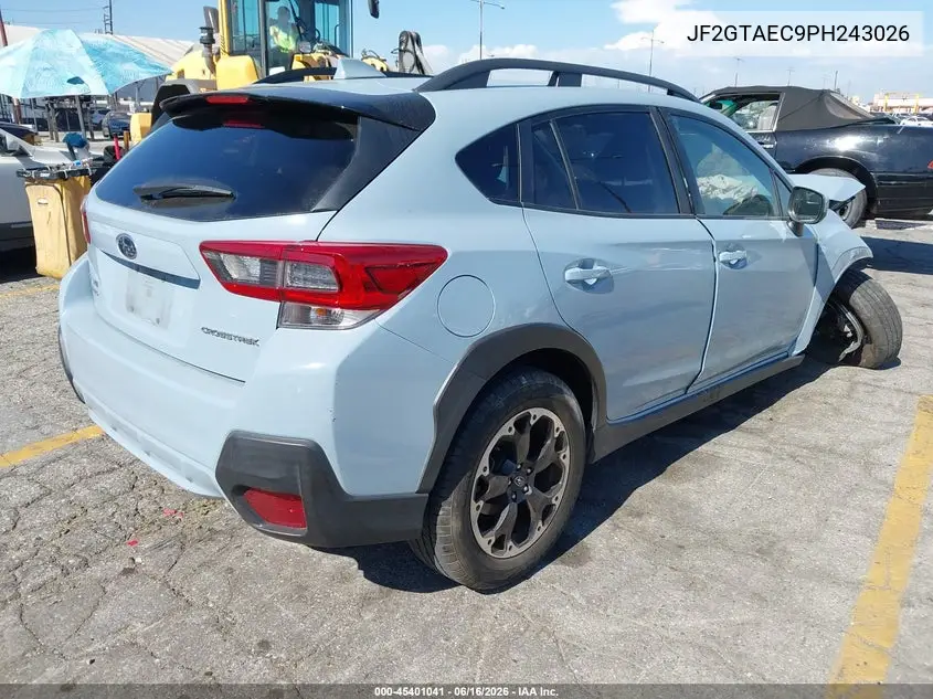 2023 Subaru Crosstrek Premium VIN: JF2GTAEC9PH243026 Lot: 45401041