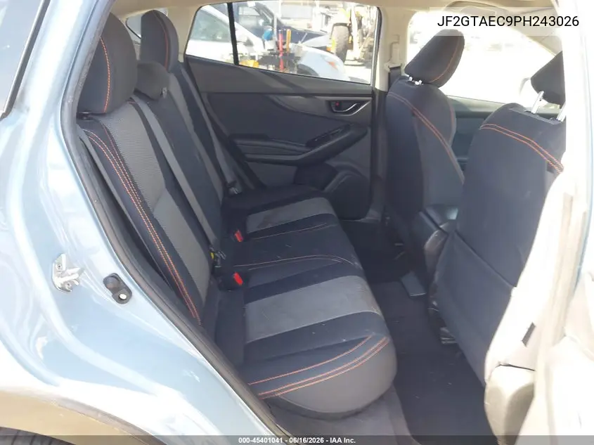 2023 Subaru Crosstrek Premium VIN: JF2GTAEC9PH243026 Lot: 45401041