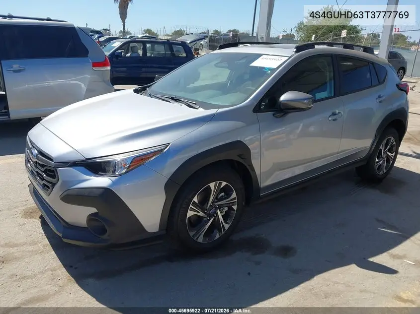 2026 Subaru Crosstrek Premium VIN: 4S4GUHD63T3777769 Lot: 45695922