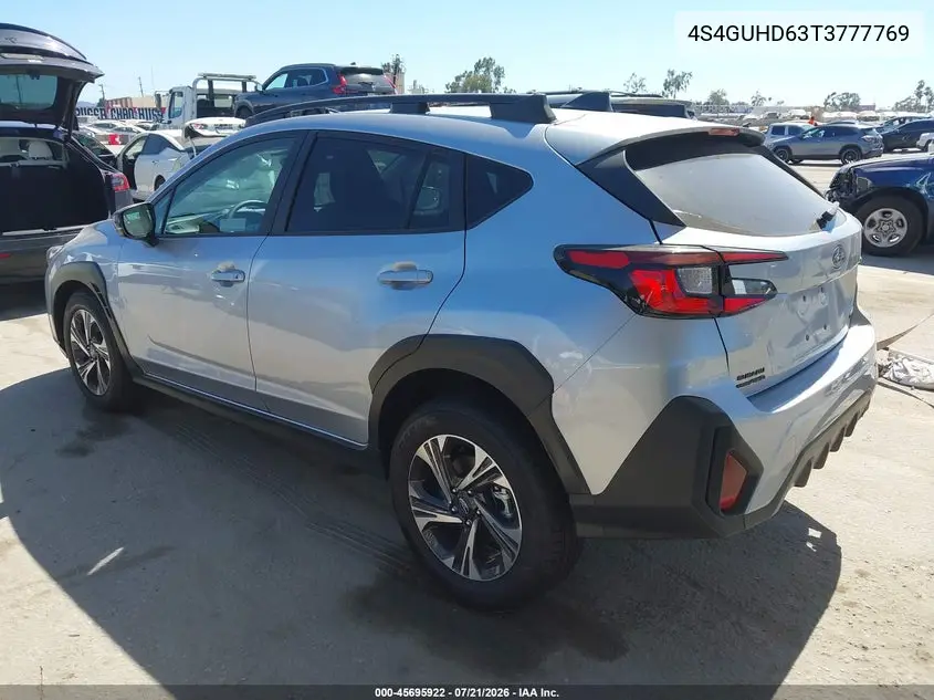 2026 Subaru Crosstrek Premium VIN: 4S4GUHD63T3777769 Lot: 45695922