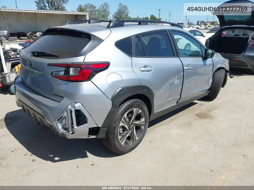 2026 Subaru Crosstrek Premium VIN: 4S4GUHD63T3777769 Lot: 45695922