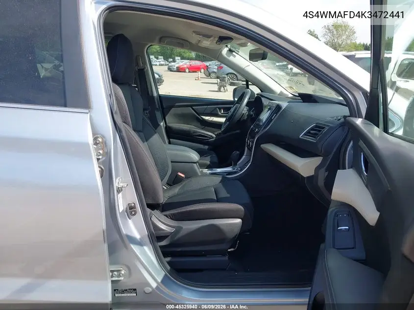 2019 Subaru Ascent Premium VIN: 4S4WMAFD4K3472441 Lot: 45325940
