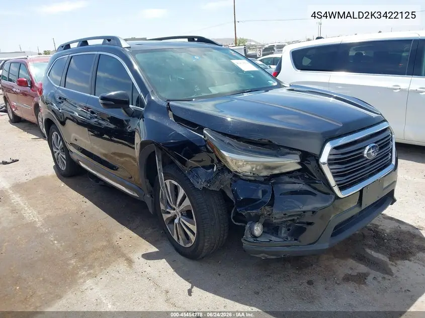 2019 Subaru Ascent Limited VIN: 4S4WMALD2K3422125 Lot: 45454278