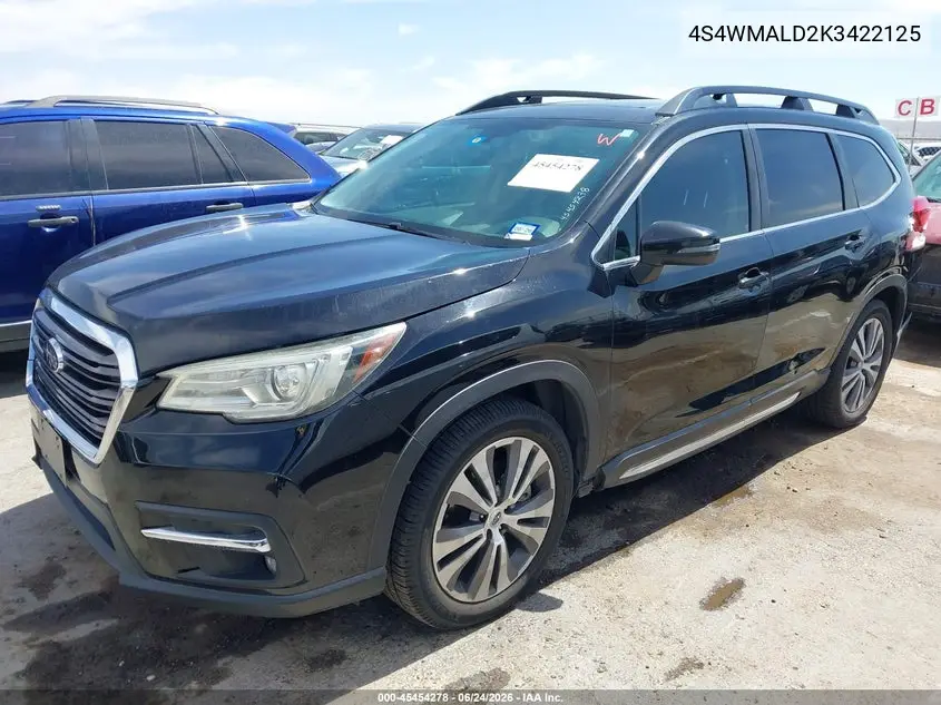 2019 Subaru Ascent Limited VIN: 4S4WMALD2K3422125 Lot: 45454278