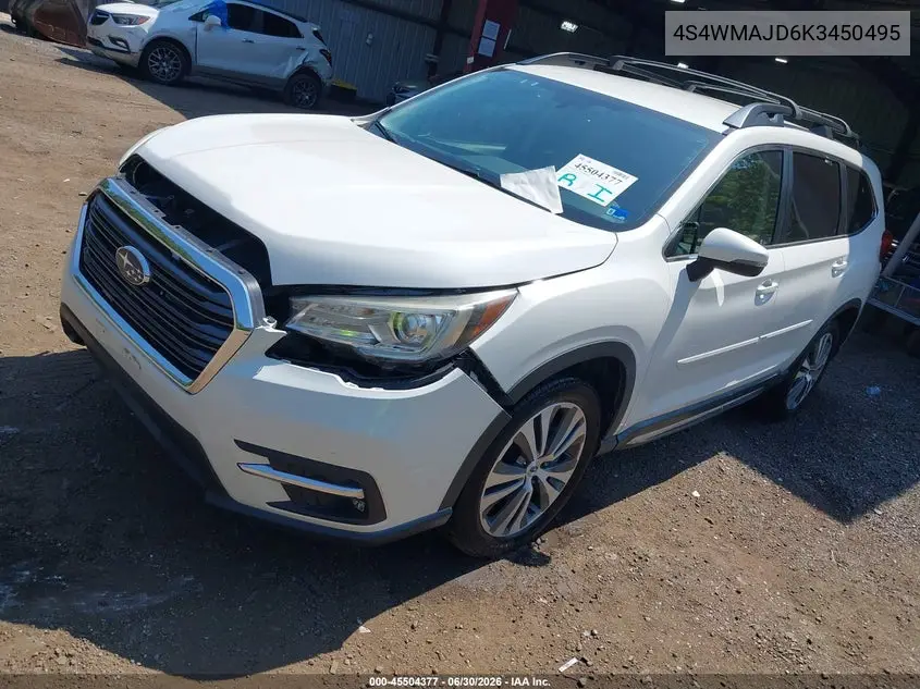 2019 Subaru Ascent Limited VIN: 4S4WMAJD6K3450495 Lot: 45504377