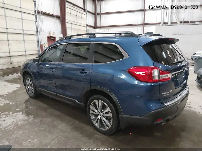2020 Subaru Ascent Premium VIN: 4S4WMAHD9L3401508 Lot: 45341517