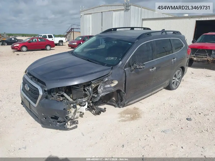 2020 Subaru Ascent Touring VIN: 4S4WMARD2L3469731 Lot: 45350117