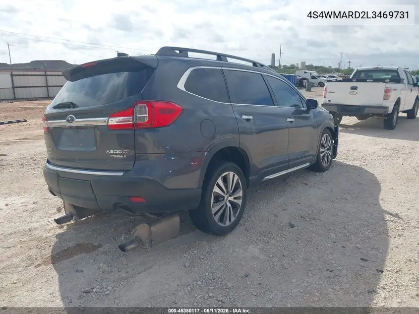 2020 Subaru Ascent Touring VIN: 4S4WMARD2L3469731 Lot: 45350117