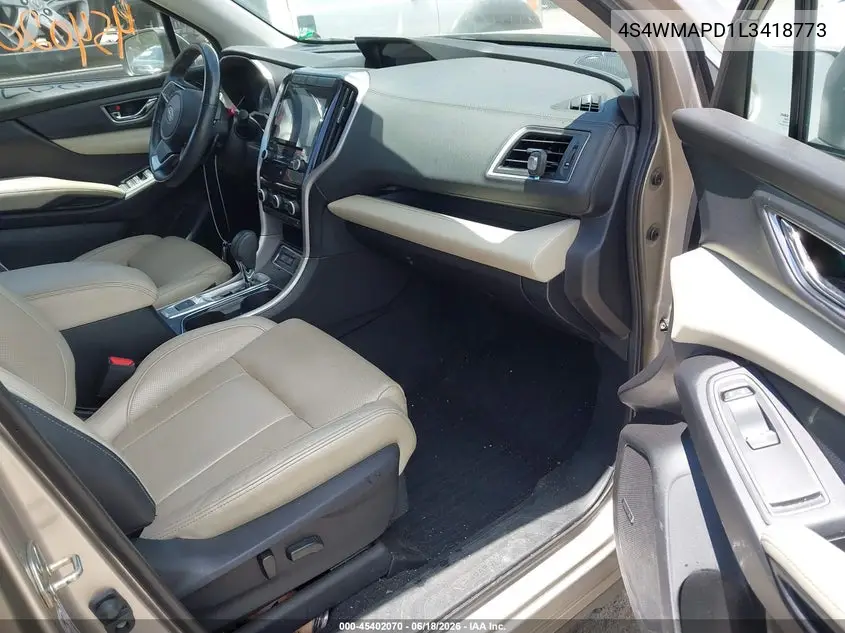 2020 Subaru Ascent Limited VIN: 4S4WMAPD1L3418773 Lot: 45402070