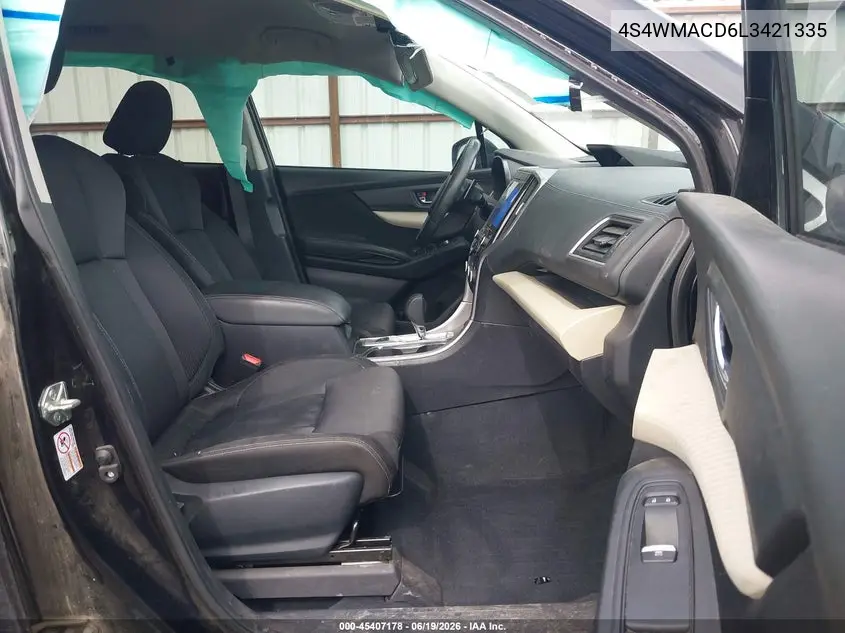 2020 Subaru Ascent Premium VIN: 4S4WMACD6L3421335 Lot: 45407178