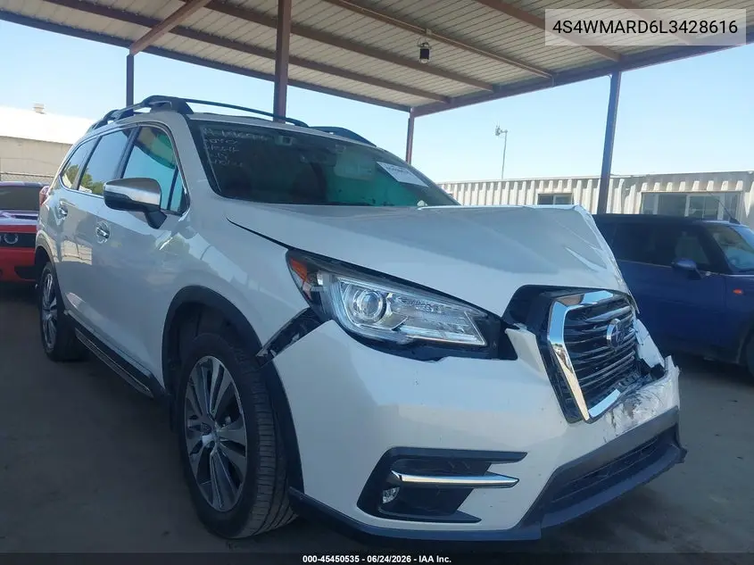 2020 Subaru Ascent Touring VIN: 4S4WMARD6L3428616 Lot: 45450535