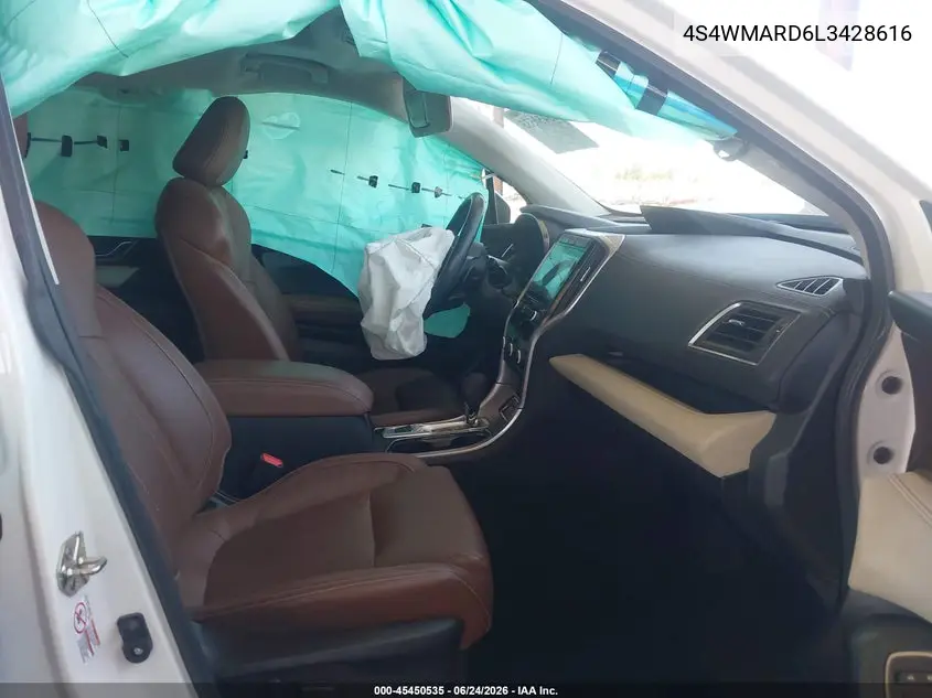 2020 Subaru Ascent Touring VIN: 4S4WMARD6L3428616 Lot: 45450535