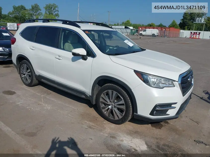 2020 Subaru Ascent Limited VIN: 4S4WMAJD1L3471109 Lot: 45482185