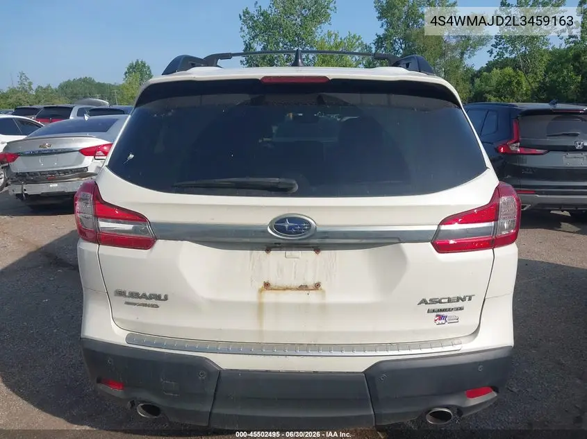 2020 Subaru Ascent Limited VIN: 4S4WMAJD2L3459163 Lot: 45502495