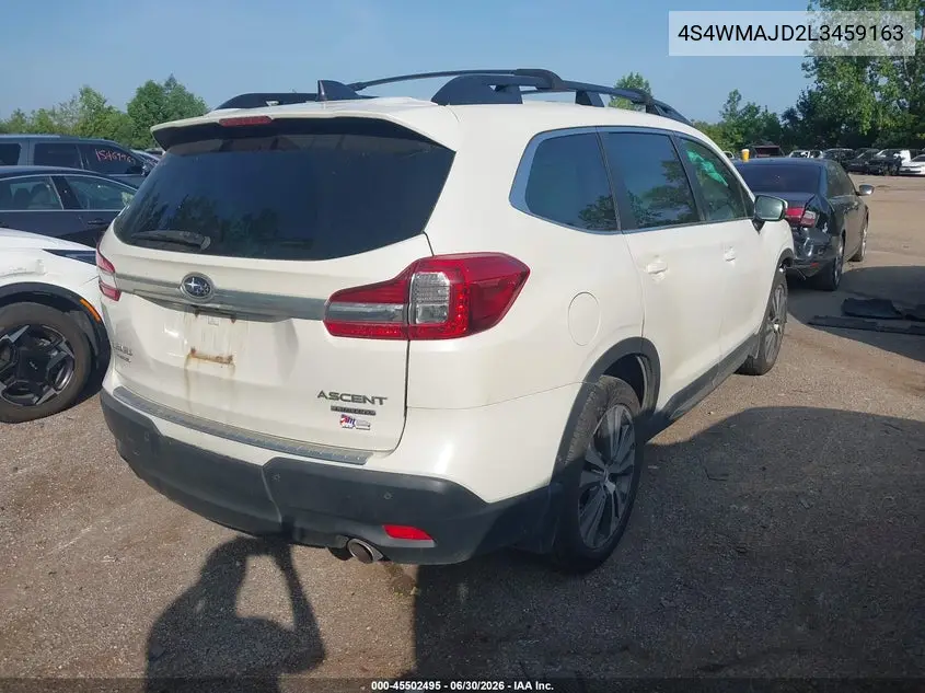 2020 Subaru Ascent Limited VIN: 4S4WMAJD2L3459163 Lot: 45502495