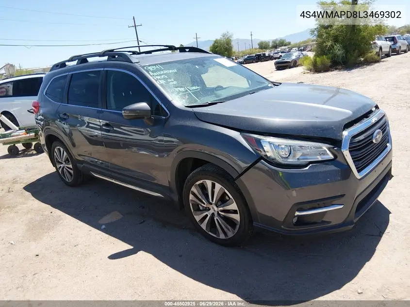 2020 Subaru Ascent Limited VIN: 4S4WMAPD8L3469302 Lot: 45502925