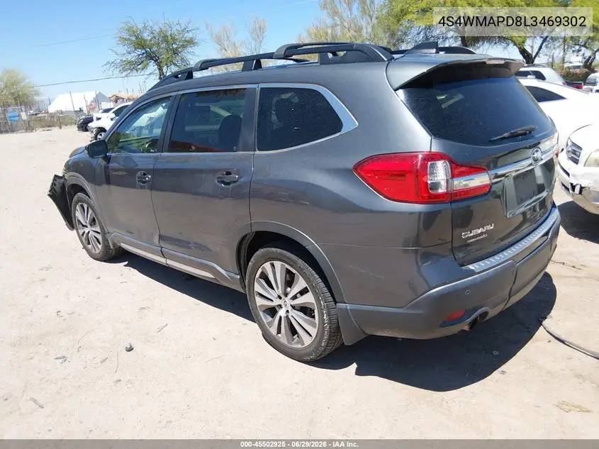 2020 Subaru Ascent Limited VIN: 4S4WMAPD8L3469302 Lot: 45502925
