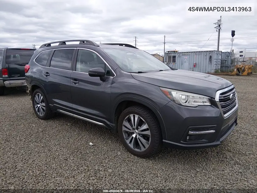 2020 Subaru Ascent Limited VIN: 4S4WMAPD3L3413963 Lot: 45503476