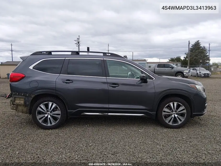 2020 Subaru Ascent Limited VIN: 4S4WMAPD3L3413963 Lot: 45503476