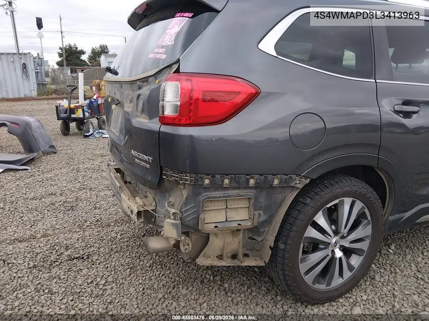 2020 Subaru Ascent Limited VIN: 4S4WMAPD3L3413963 Lot: 45503476