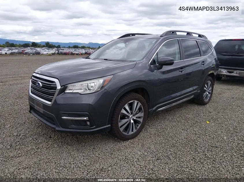 2020 Subaru Ascent Limited VIN: 4S4WMAPD3L3413963 Lot: 45503476