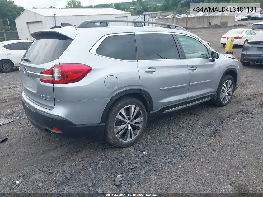 2020 Subaru Ascent Limited VIN: 4S4WMALD4L3481131 Lot: 45567947