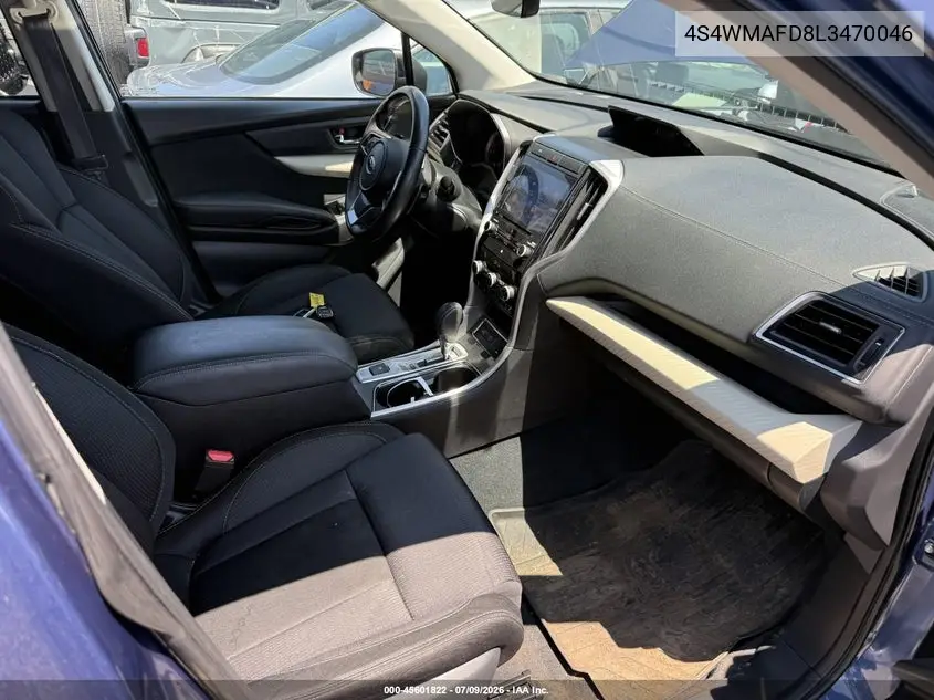2020 Subaru Ascent Premium VIN: 4S4WMAFD8L3470046 Lot: 45601822