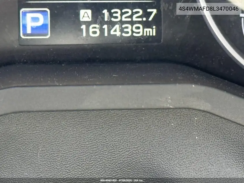 2020 Subaru Ascent Premium VIN: 4S4WMAFD8L3470046 Lot: 45601822