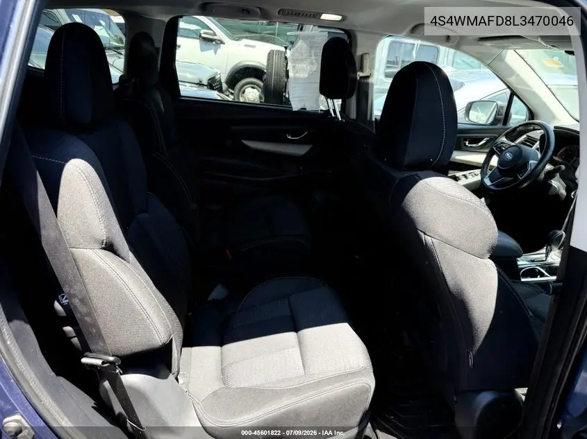 2020 Subaru Ascent Premium VIN: 4S4WMAFD8L3470046 Lot: 45601822