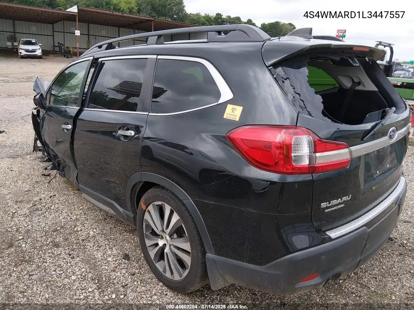 2020 Subaru Ascent Touring VIN: 4S4WMARD1L3447557 Lot: 45602254