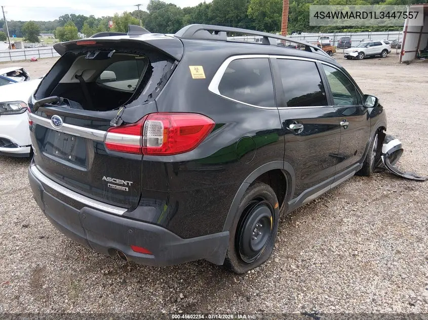 2020 Subaru Ascent Touring VIN: 4S4WMARD1L3447557 Lot: 45602254