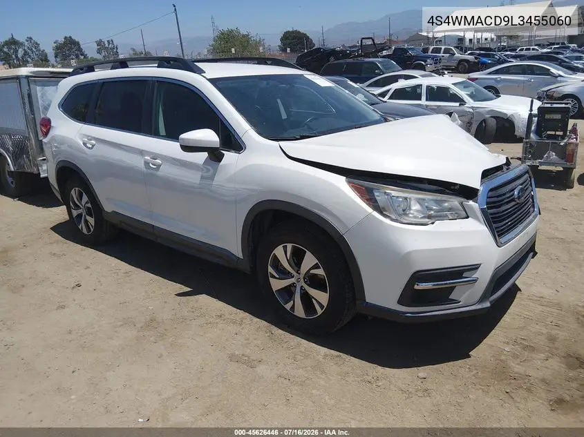 2020 Subaru Ascent Premium VIN: 4S4WMACD9L3455060 Lot: 45626446