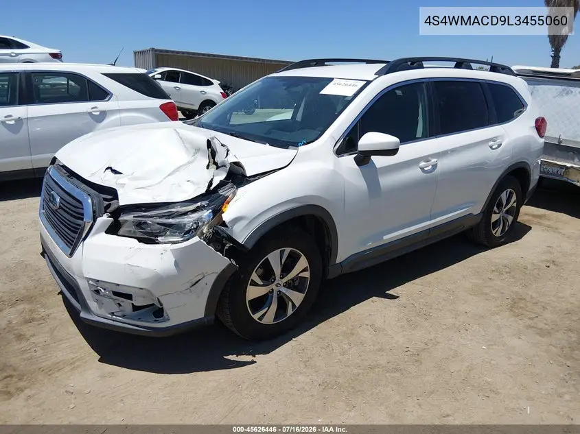 2020 Subaru Ascent Premium VIN: 4S4WMACD9L3455060 Lot: 45626446