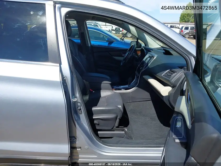 2021 Subaru Ascent Touring VIN: 4S4WMARD3M3472865 Lot: 45386157