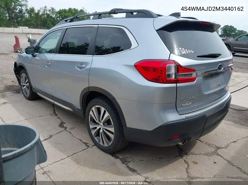 2021 Subaru Ascent Limited VIN: 4S4WMAJD2M3440162 Lot: 45401039