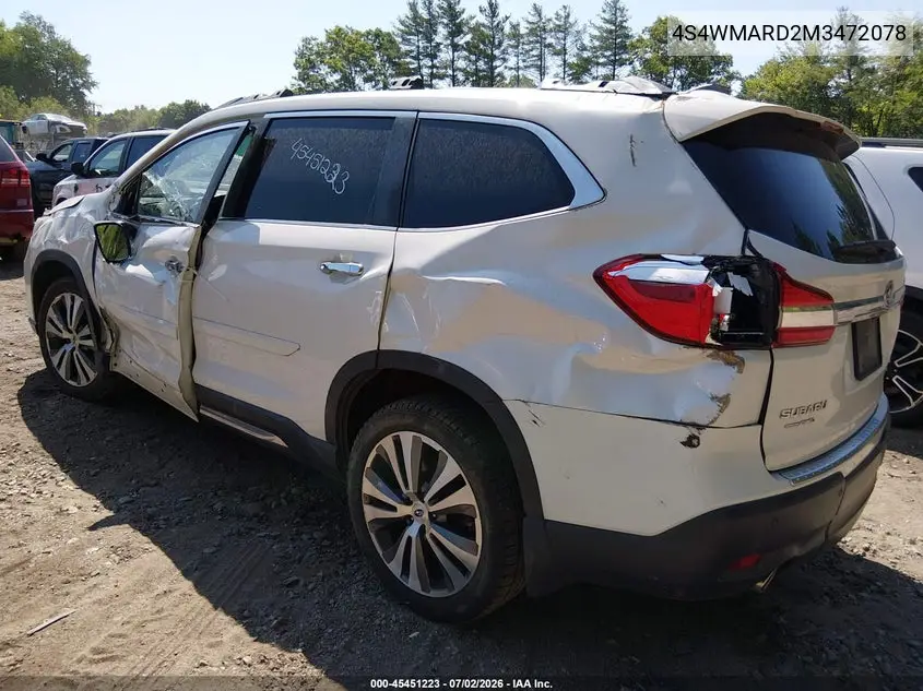 2021 Subaru Ascent Touring VIN: 4S4WMARD2M3472078 Lot: 45451223