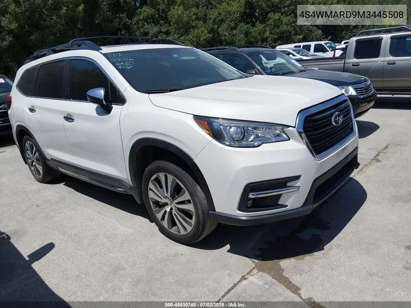 2021 Subaru Ascent Touring VIN: 4S4WMARD9M3445508 Lot: 45530748