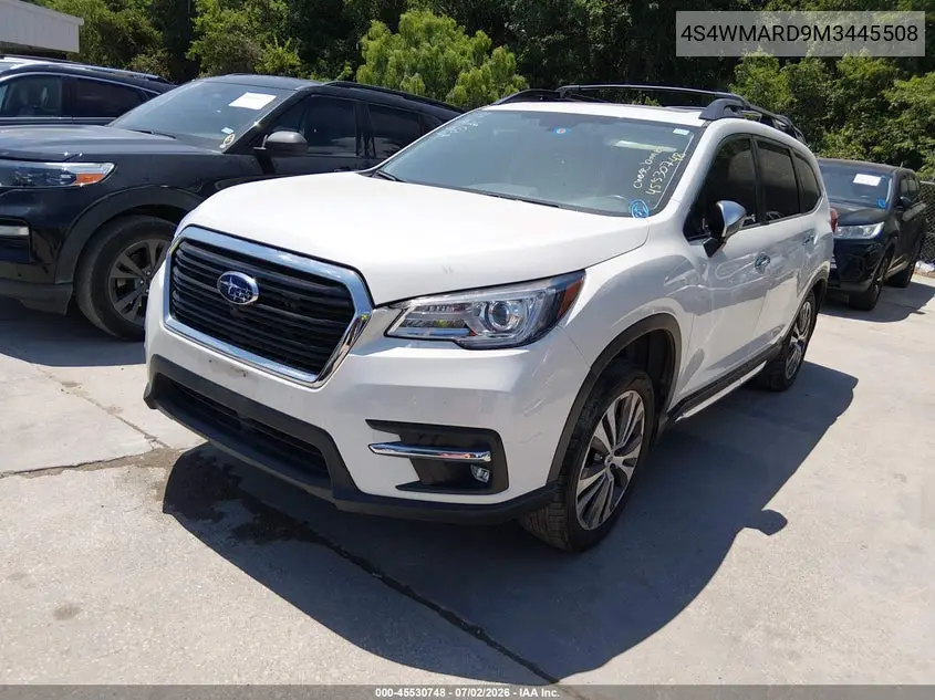 2021 Subaru Ascent Touring VIN: 4S4WMARD9M3445508 Lot: 45530748